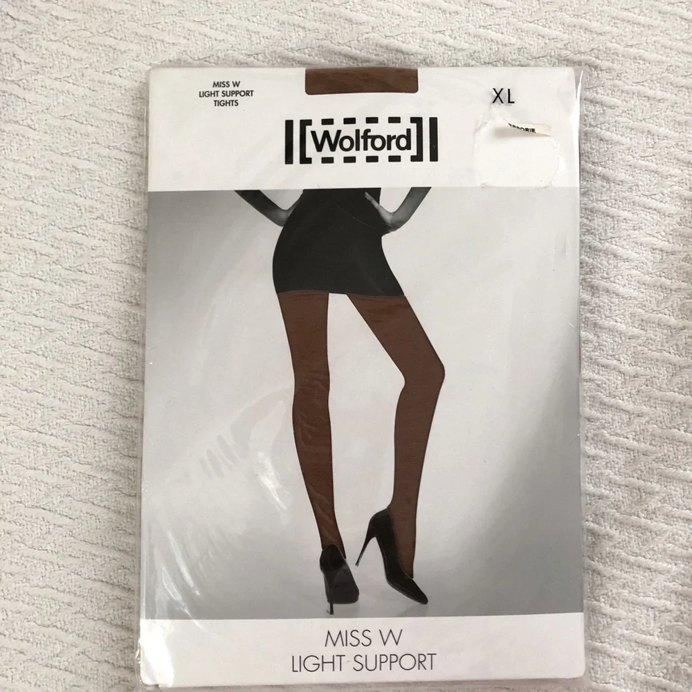 Wolford Miss W 40 DEN Appearance Costa Brava pantyhose tights NEW NWT